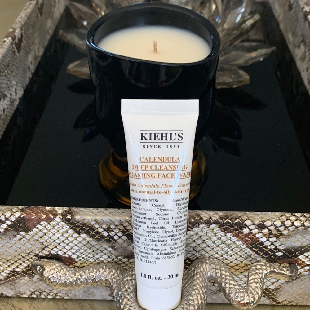 KIEHL’S Calendula Deep Cleansing Foaming Face Wash, 1 fl. Oz./30mL., New